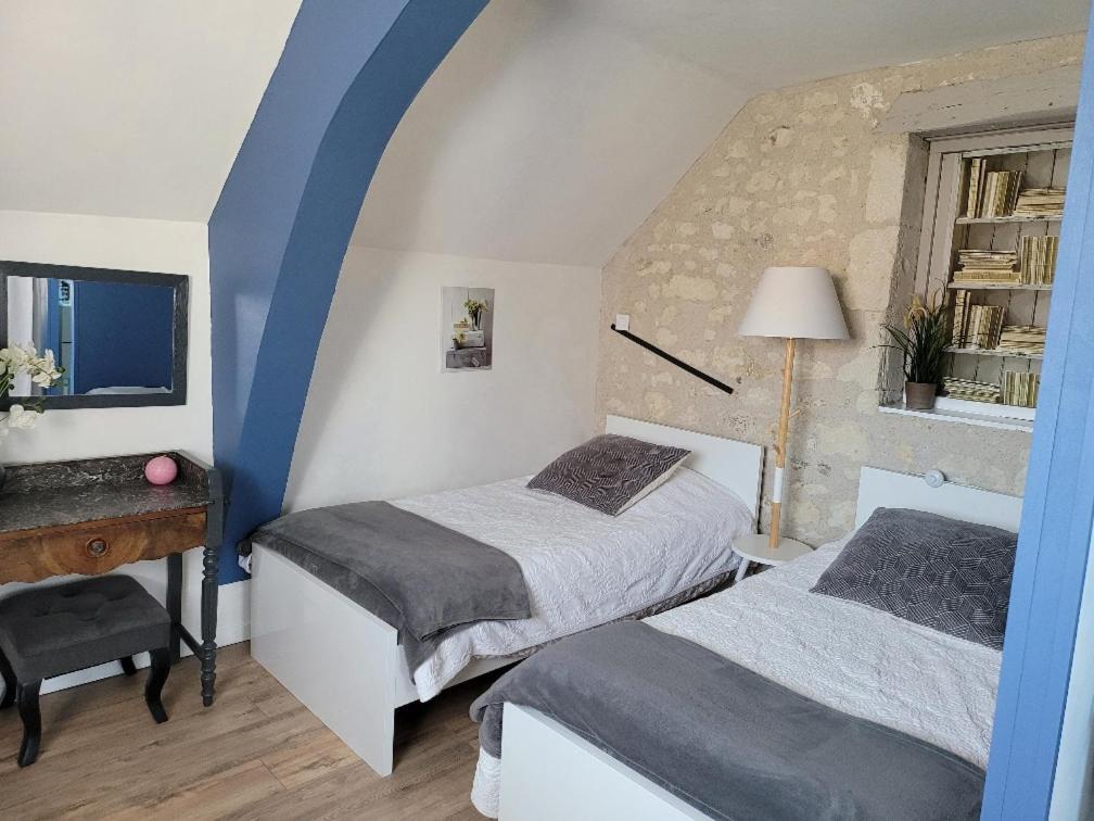 Gites Et Chambres Des Coteaux Сент-Мор-де-Турен Екстер'єр фото